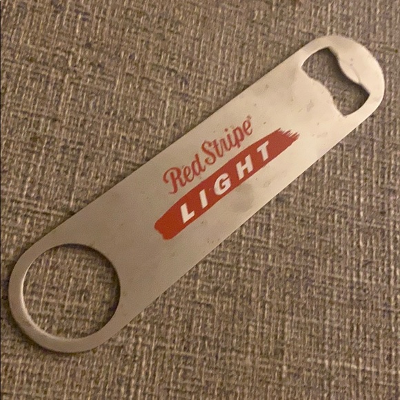 Red Stripe Beer Metal Bottle Opener - Picture 4 of 5